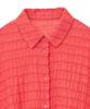 Green Parks Casual Sheer Shirred French Sleeve Shirt Women's