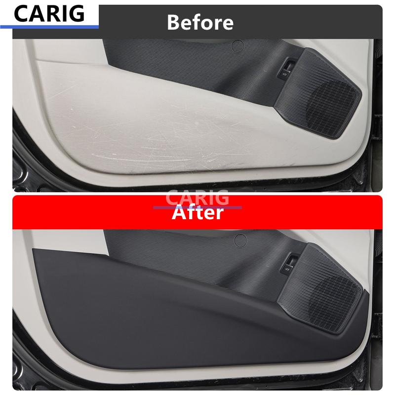 For BYD SONG PLUS/SEALION 6/Seal U 20-25 Leather Door Anti-kick Sticker Modified Interior Car Film Accessories Modification