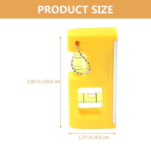 DOITOOL Mini Level, Small Level, High-Precision Vertical Level, Level Tool, Compact and Cute, Small Level Bubble Level, Bubble Measuring Instrument, L