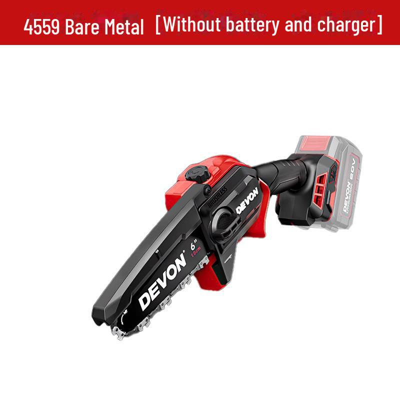 

6-дюймовая бесщеточная аккумуляторная электрическая цепная пила DEVON — портативный инструмент для обрезки и резки