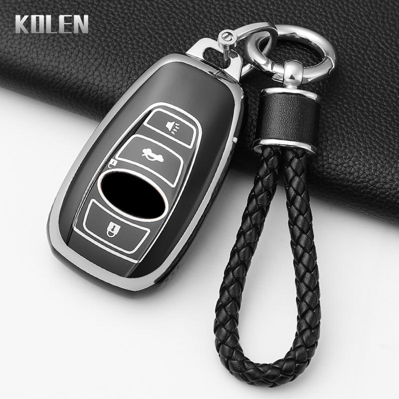 Fashion Tpu Car Key Case Cover For Subaru Brz Wrx Xv Ascent Forester Outback Impreza Legacy Protected Keychain Shell Accessories