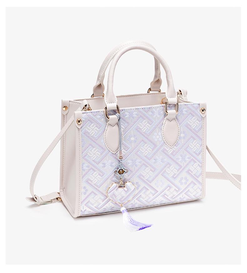 Guangxi Zhuang Brocade Women's Large Capacity Bag – 2026 High-End Shoulder, Crossbody, Handbag