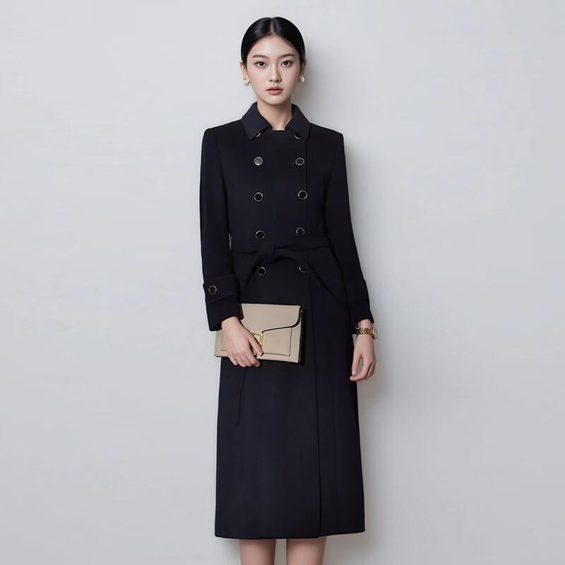 Women's Professional 50% Wool Long Overcoat