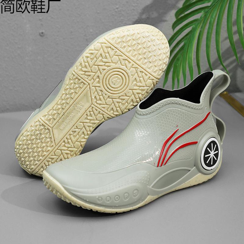 Kurze Regenschuhe Sommer Herren rutschfest und verschleißfest Meerschuhe neue Herren