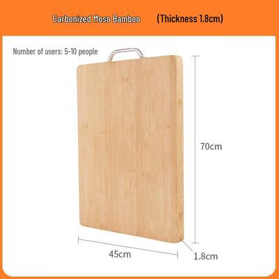 ZISIZ Large Bamboo Double-Sided Cutting Board