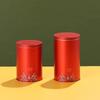 Tinplate Tea Caddy Sealed Storage Tank Portable Travel Tea Boxes Tea Tin Containers Coffee Canister Kitchen Spice Candy Jar