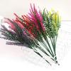 10Pcs Lavender Artificial Flowers Bouquet Fake Flowers for Home Room Table Decor Outdoors Garden Wedding Decor Outdoor Plants