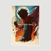 One Punch Man JoJo's Bizarre Adventure Art Painting Pictures for Bar Cafe Home Decor White Paper Room Decoration Anime Posters