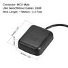 uxcell GPS Active Antenna MCX Plug 28dB Antenna Connector Cable with Magnetic Mount 1M Wire