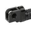 Motorcycle Front Footpegs Footrests Pedals CNC Aluminum Alloy Replacement for CFMOTO 650NK 400NK 250NK 150NK 650MT 800MT Black