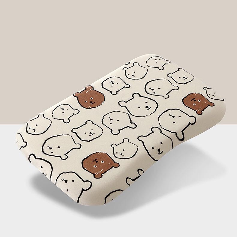 Cartoon Memory Foam Baby Pillow - Washable, Slow Rebound Neck Support for Kids