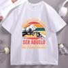 Ser Papa Es Un Honor TShirts Spanish Grandfather T Shirt Retro Grandpa Tshirt Casual pure Cotton Short Sleeve Round Neck Tees