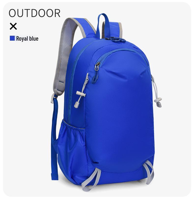 Легкий водостойкий унисекс рюкзак для альпинизма, вместительная студенческая и дорожная сумка 20-35L королевский синий
