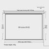 Deli Electric 16:10 Projector Screen