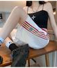 Women's High-Waist Striped Sports Shorts - Summer 2024 Trendy Loose Fit