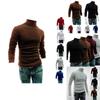 Comfortable Mens High Collar Sweater Turtleneck Long Sleeve Stretch Warm Jumper For Every Occasion