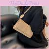 Trendy Vintage Style Urban Chic Solid Color Fashion Single Shoulder Crossbody Bag