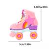Pink Disco Ball Cowgirl Embroidery Patch Iron On Cute Cartoon Design for Denim Jacket Party Wear Kawaii Western Theme Badges