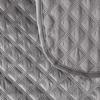 VELVI Bedspread 220x240cm - light gray with a geometric pattern