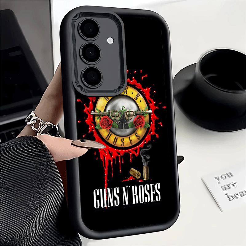 Phone Case for Samsung Galaxy S26 S25 Ultra S24 FE Band G-Guns N R-Roses Shell S23 Plus S22 + S21 S20 5G Soft Silicone Funda