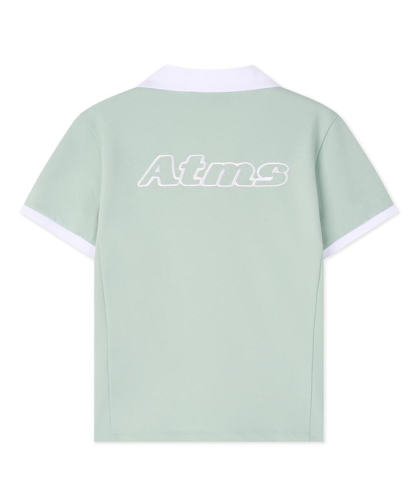 Antomas Atms Slit Polo Shirt Women'S - Jade