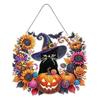 Halloween Maan Hangend Decoratiepakket - Dubbelzijdig met Facetgeslepen Strasssteentjes voor Raamdecoratie, Doe-het-zelf Pakket