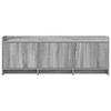 TV Cabinet 130 x 33 x 47 cm Grey Sonoma Particleboard