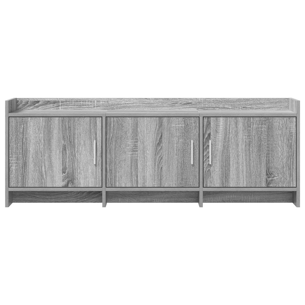 TV Cabinet 130 x 33 x 47 cm Grey Sonoma Particleboard