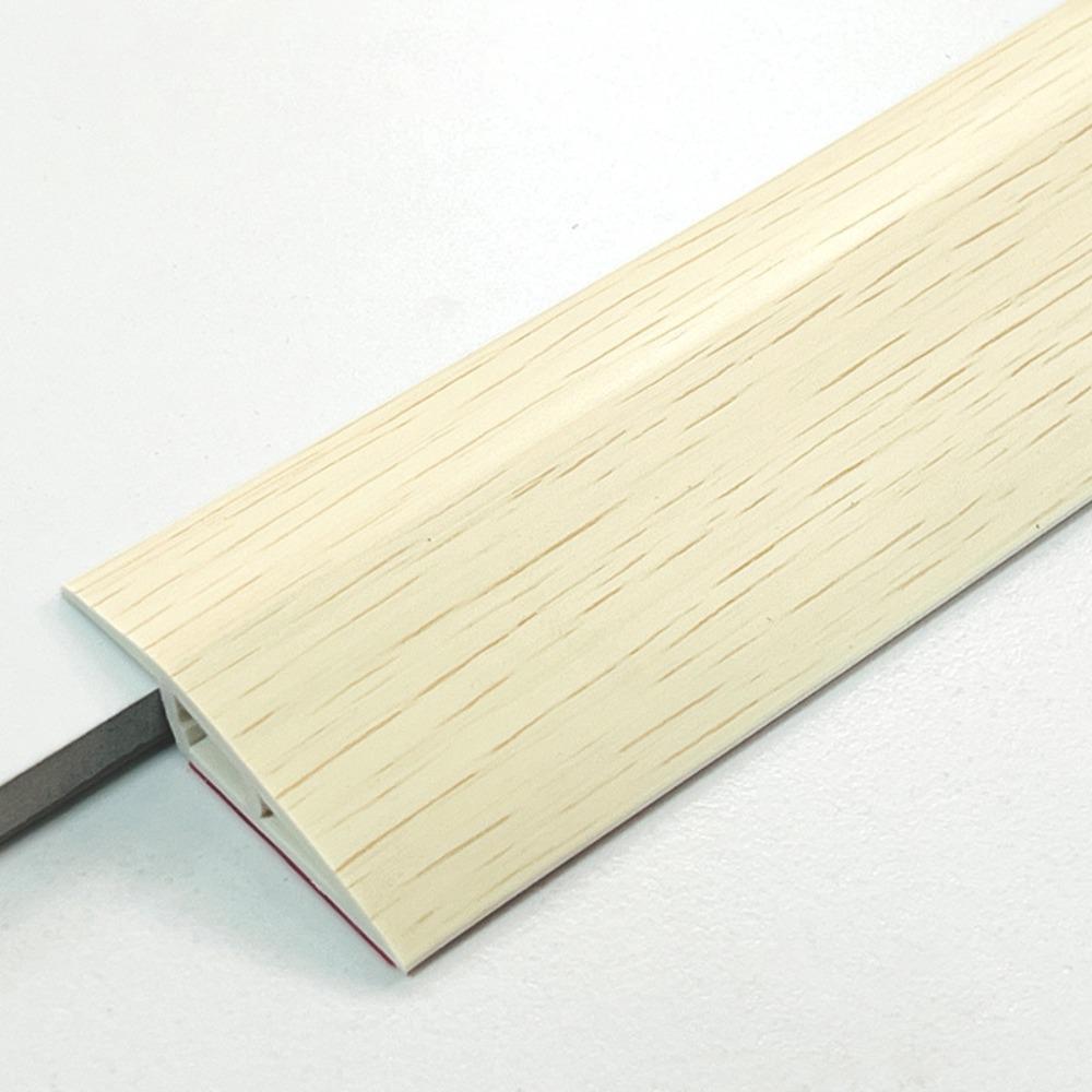 Carpet To Tile Floor Transition Strip Self Adhesive PVC Threshold Ramp Wear-resistant Cuttable Flat Button Strip Household