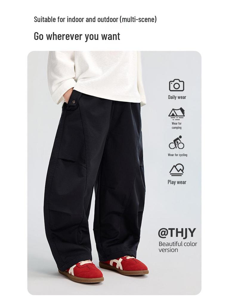 Fairy Tale Memory Boys' Cargo Pants - 2025 Autumn Collection