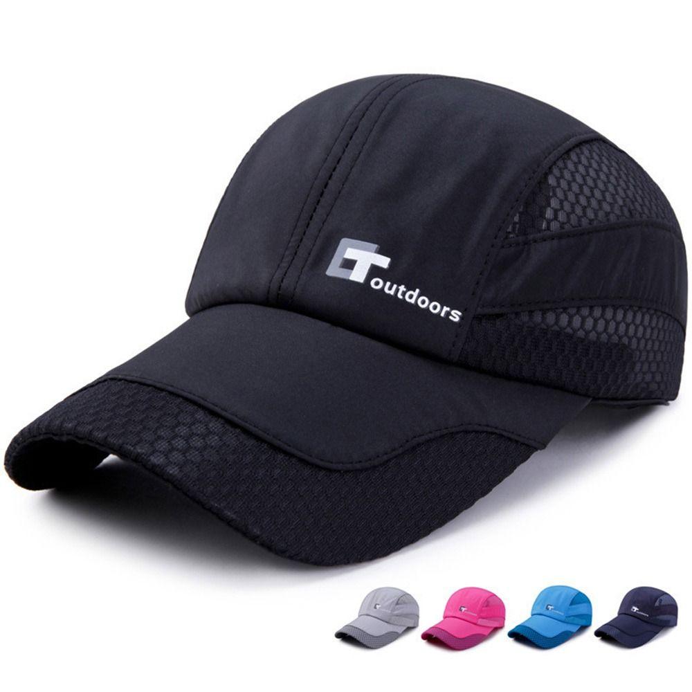 Adjustable Baseball Cap Quick-Dry Sunscreen Cap Portable Sun Hat Women Men