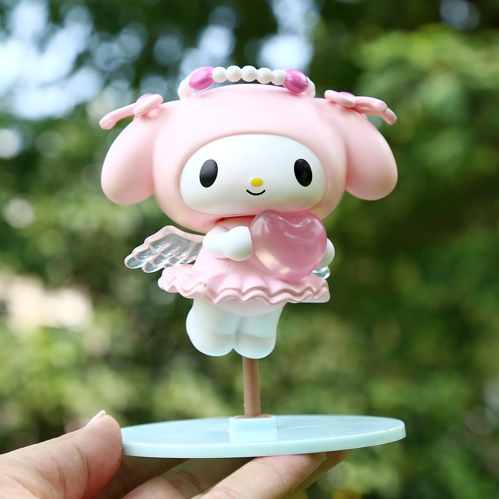 Kuromi Melody Hello Kitty Anime Toy Pvc Cute Collectible Figurine For Kids And Collectors