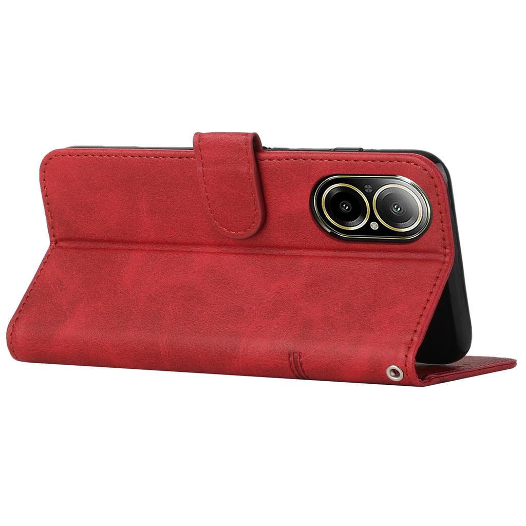 For Realme C67 4G Case Stitiching PU Leather Wallet Shockproof Phone Cover