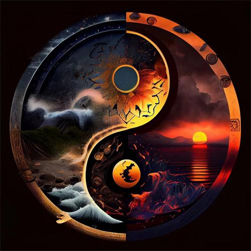 Diy Diamond Painting Tai Chi Landscape Full Square Round Embroidery Mosaic Sunset Sea Handmade Home Decor