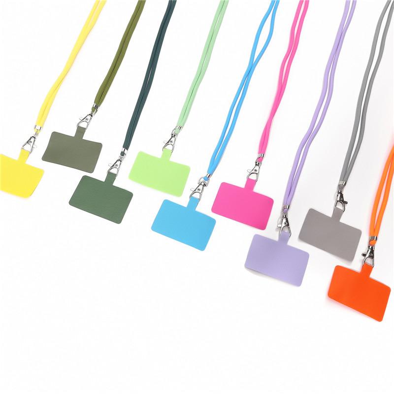 NUOVO Cordino Regolabile per Telefono Cordino Staccabile per Collo Laccio Moschettone Compatibile Ciondolo Con Scheda Per Cellulare Portachiavi Colori