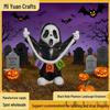 Black Robe Ghost Resin Pumpkin Ornaments: Halloween Decoration