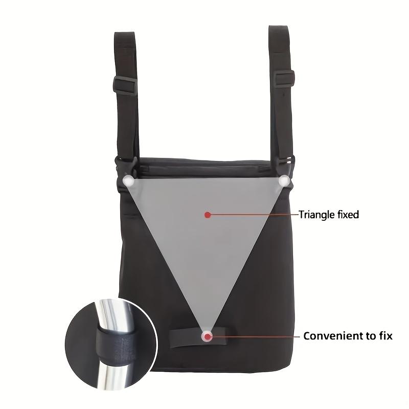 [Large Bag] Durable Large Capacity Handlebar Bag | Adjustable Strap, 3D Storage Solution for Motorcycles and Electric Vehicles