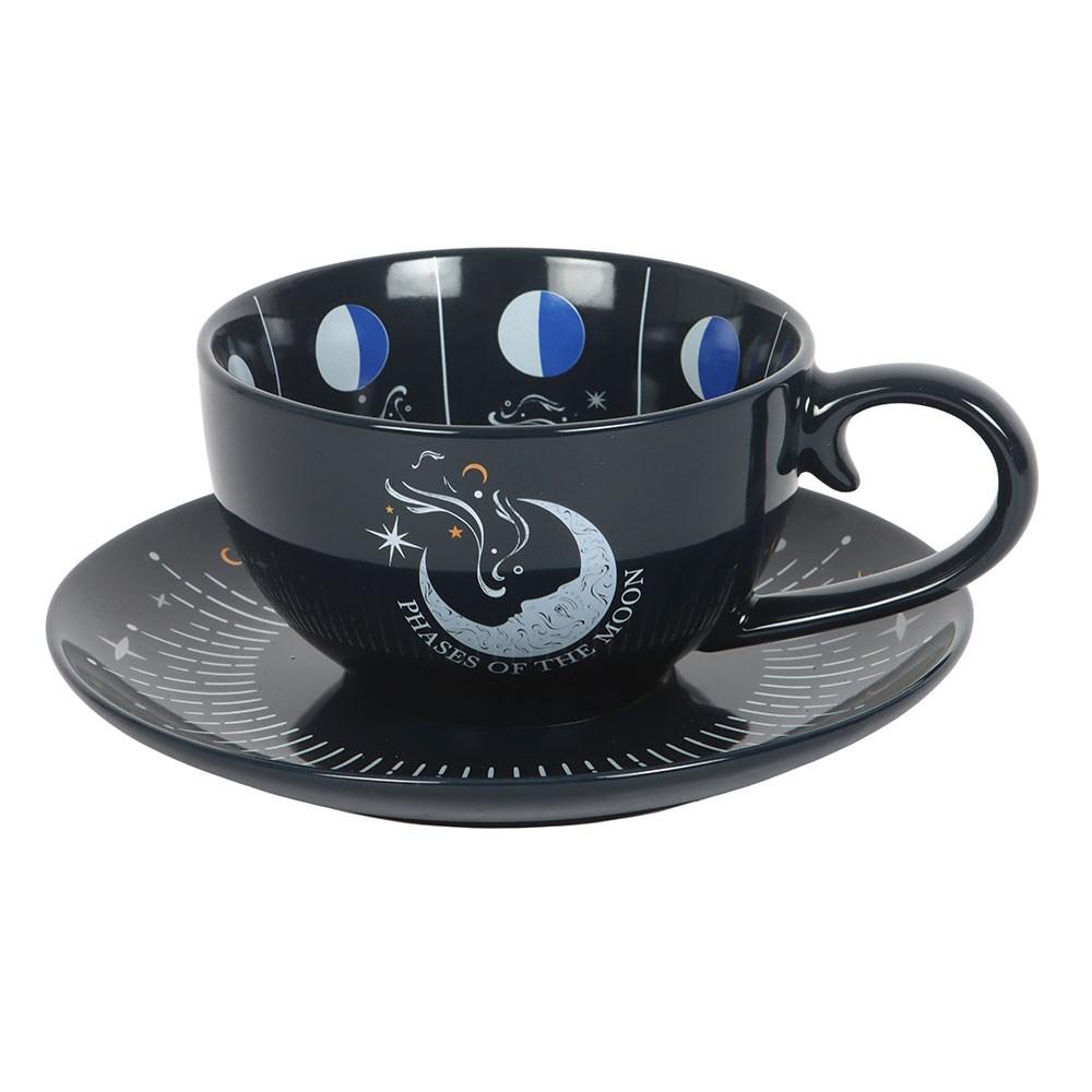 Something Different Moon Phases Teacup & Saucer
