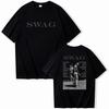 Bieber SWAG 2025 Justin Album T-Shirt Fan Geschenk Sommer Herren Damen Modisches Reines Baumwoll-T-Shirt
