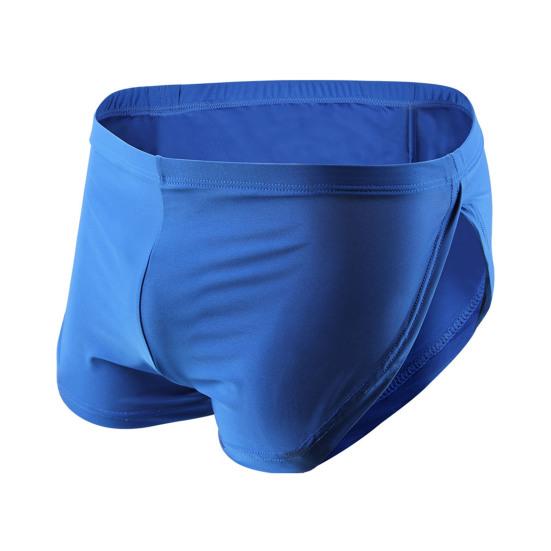 Men Boxer Underwear Low Waist Breathable Smooth Wiring Perfect Fit Shorts Panties Solid Color Loose Fit Home Underwear