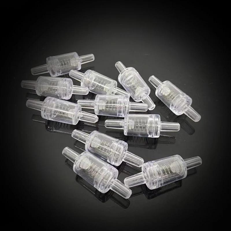 10/20/50pcs Aquarium Air Pump Check Valve One Way Non-Return Check Valve with Spring Aquarium Fish Tank Accessories Co2 System