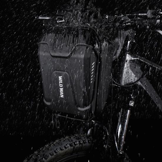 WILD MAN-E8 Lenkertasche Wasserdicht Universal Hartschale Vordere Rahmenstange Aufbewahrungstasche