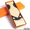 Men'S Tie Square Cuff, Gift Box Set Business Casual Tie Orange Gift Box
