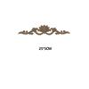 European Solid Wood Carved Floral Applique for Furniture and Doors