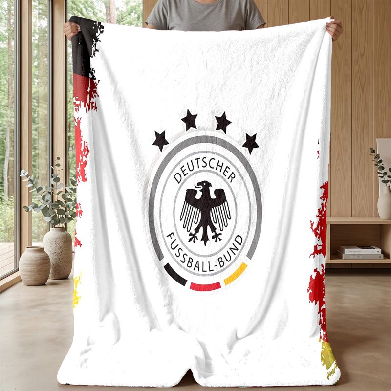 Germany national football team Theme blanket Soft Flannel Blanket Plush Throw Blanket Cozy Sofa Bed Blanket for Home Decor