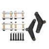 Anhänger-Aufhängungs-Kit K71 359 00 Heavy Duty Metallachse Blattfederaufhängung Überholsatz für Tandemachse mit 1-3/4 Zoll Breite