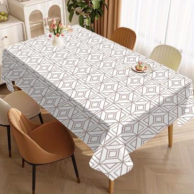 New Four-season Tablecloth, Textured Element Printed Tablecloth