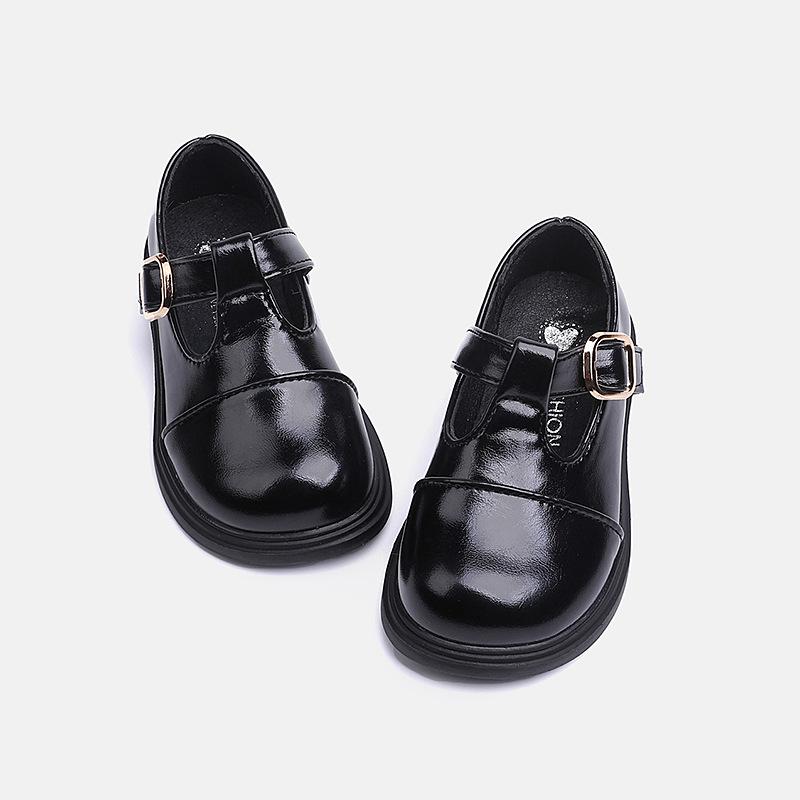 Neue Mädchenschuhe - Kinder Weichsohlige Retro Runde Zehen Flache Schuhe