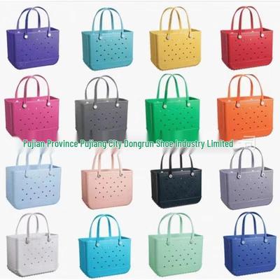 Wasserdichte Gummistrandtasche - Waschbare Reisetasche für Damen, Perfekt für Sport, Markt & Pool