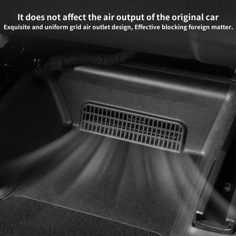 For Tesla Model Y Juniper / Launch 2025 Under Seat Corner Guard Seat Slide Rails Protector Cover Under Seat Anti-Kick Wrap Kits